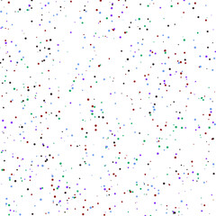 A colorful confetti glitter dot texture design element.