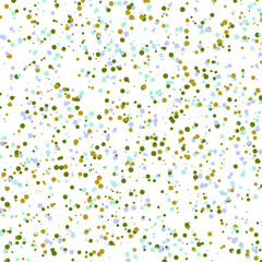 A colorful confetti glitter dot texture design element.