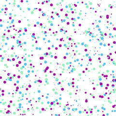 A colorful confetti glitter dot texture design element.