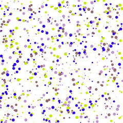 A colorful confetti glitter dot texture design element.