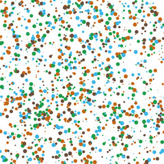 A colorful confetti glitter dot texture design element.