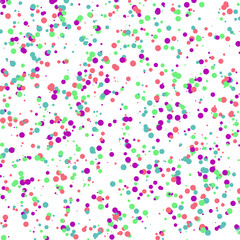 A colorful confetti glitter dot texture design element.