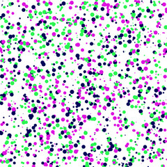 A colorful confetti glitter dot texture design element.