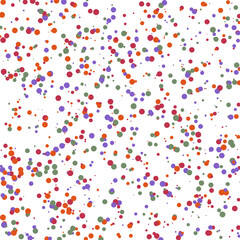 A colorful confetti glitter dot texture design element.