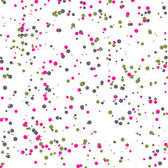 A colorful confetti glitter dot texture design element.