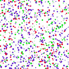 A colorful confetti glitter dot texture design element.