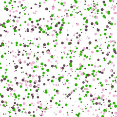 A colorful confetti glitter dot texture design element.