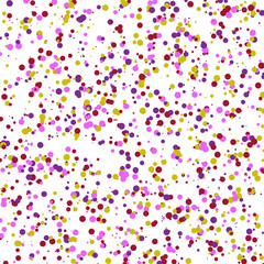 A colorful confetti glitter dot texture design element.