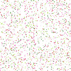 A colorful confetti glitter dot texture design element.