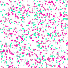 A colorful confetti glitter dot texture design element.