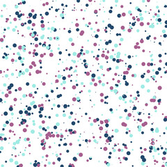 A colorful confetti glitter dot texture design element.