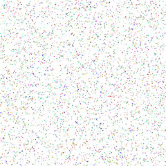 A colorful confetti glitter dot texture design element.