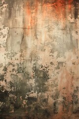 Aged Wall With Rust Spots. Generative AI