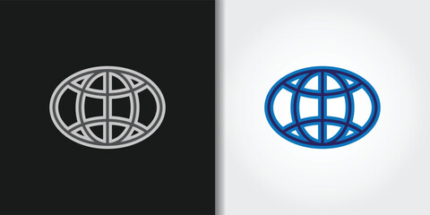globe logo set