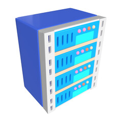 Server 3D Illustration Icon