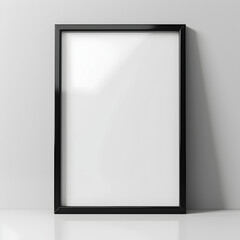 blank frame on a wall
