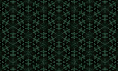 Green Background and textile pattern 