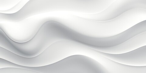 Abstract White Background With Wavy Lines Generative AI