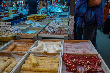 Stary Kleparz , traditional and local food market in Poland