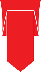 Red Ribbon Banner Illustration