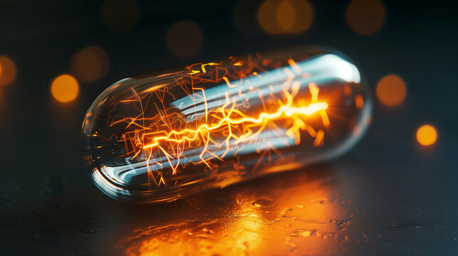 Power Energy capsule, a pill supplement for enhancing vitality.