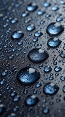 High-Resolution Water Droplets Texture