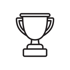 trophy icon design vector template