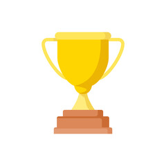 trophy icon design vector template