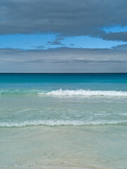 Waves on the beach in Bimini 