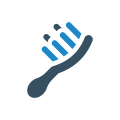 pet comb icon vector illustration 