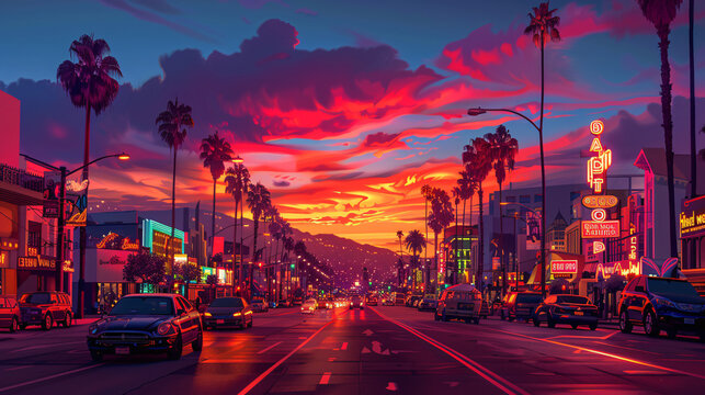Boulevard Sunset.