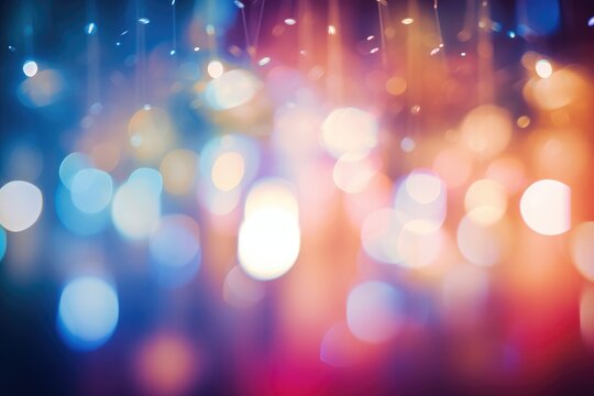 Abstract light effects bokeh background