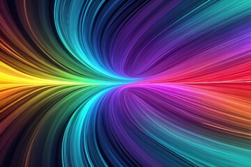 Naklejka premium Abstract background colorful energy waves.