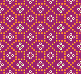 Chunri Bandhani design allover seamless repeat pattern block print screen print