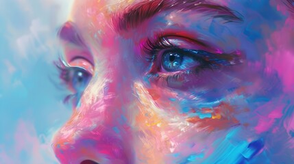 "Emotional Expression: Art Therapy in Ultra Realistic 8K Soft Focus Pastel - Adobe Stock"