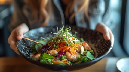 "Mindful Eating Therapy: Healthy Food Relationship in Ultra Realistic 8K Vibrant Lifestyle - Adobe Stock"