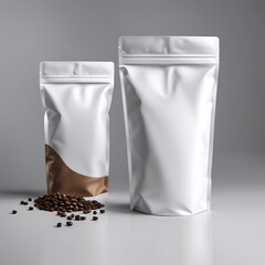 coffee paper bag mockup packaging