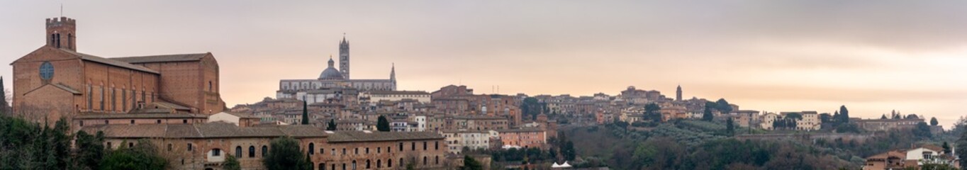 Fototapeta na wymiar Cityscape of Siena, Tuscany, Italy