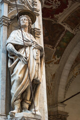 Obraz premium Loggia della mercanzia in Siena, Tuscany, Italy