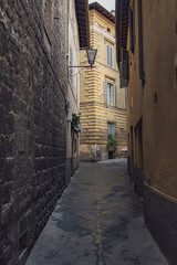 Fototapeta premium Street in Siena, Tuscany, Italy