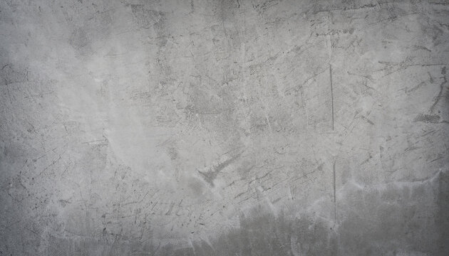 Simple gray concrete wall background; grunge scratchy artwork; copy space