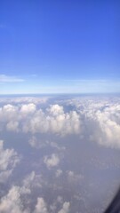 view from airplane window