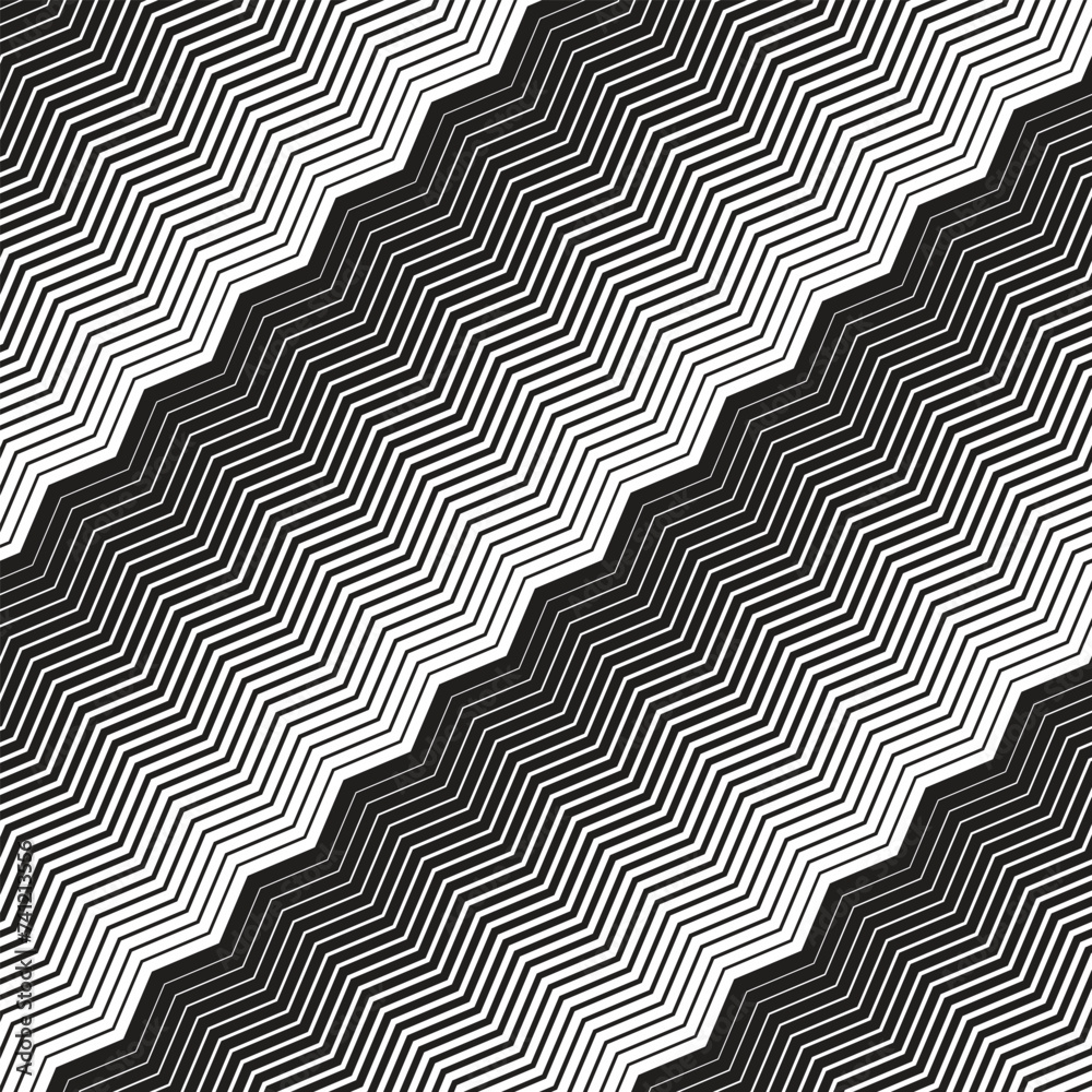 Poster abstract geometric line wave pattern vector illustration.