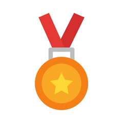 Medal Vector Flat Icon Design