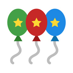 Balloon Vector Flat Icon Design