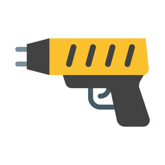 Obraz premium Taser Vector Flat Icon Design