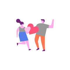 people couple on valentine's day love