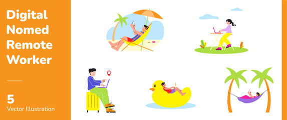 Digital Nomed Remote Worker