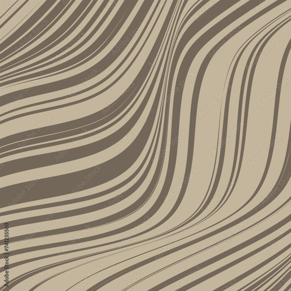 Poster abstract geometric line wave pattern vector illustration.
