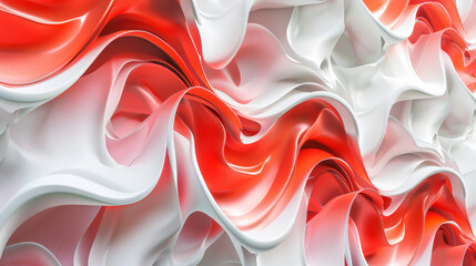  3D rendering abstract fractal light